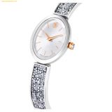  Đồng Hồ Swarovski Crystal Rock oval watch Swiss Made, Crystal bracelet, White, Stainless steel 5656878 