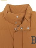  Áo Ghile Phao MLB Mega Logo Heavyweight Padded Vest BOS (Camel) Nâu 3ADVB0146-43CAS 