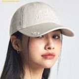  Mũ Lưỡi Trai MLB Vintage Cursive Unstructured Ball Cap BOS (Mg.Cream) 3ACPVL64N-43CRM 