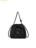  Túi Đeo Chéo MLB Basic Quilted PU Mini Bucket Crossbody Bag New York Yankees Black 3ACRBQ16N-50BKS 