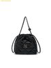  Túi Đeo Chéo MLB Basic Quilted PU Mini Bucket Crossbody Bag New York Yankees Black 3ACRBQ16N-50BKS 