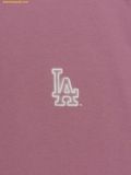  Áo Phông MLB Basic Back Street Logo Oversized Short Sleeve T-shirt LA Dodgers 3ATSB0863-07PKS Pink 