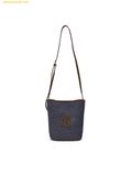  Túi Đeo chéo MLB New York Yankees denim color-block bucket bag 3ABMMV75N-50INS Indigo 