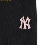  Quần Dài MLB Women's Varsity High-Waist Wide Pants NY (Black) 3FPTV0134-50BKS 