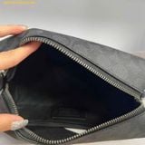  Túi Đeo Chéo Coach Axel Crossbody In Signature Canvas CJ674 Màu Đen Logo 