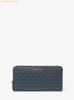 Ví Dài Michael Kors Cooper Logo Zip-Around Wallet Navy 36U9MCRE3B 