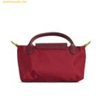  Túi Xách Longchamp Le Pliage Green Pouch With Handle Grenade Màu Đỏ Lựu 