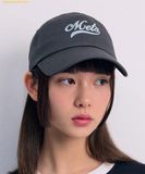  Mũ Lưỡi Trai MLB Culsive Lettering Unstructured Ball Cap NYM (Charcoal Grey) 3ACPVL34N-09CGS Đen Xám 
