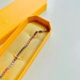  Vòng Tay, Lắc Tay Swarovski Matrix Tennis Bracelet Round shape, Multicolor, Gold tone plating 5685691 
