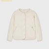  Áo Khoác Phao WHOAU Steve Reversible Quilting Jacket Cream WHJJG1112F 