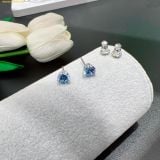  Bông Tai Swarovski Solitaire Stud Earrings, SKU: 5717573, Light Blue 