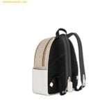  Balo Coach Women's Court Backpack In Signature Canvas Gold Sand Chalk CZ176 
