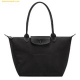  Túi Tote Longchamp Le Pliage One M Black - Canvas 
