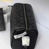  Túi Đeo Chéo Coach Axel Crossbody In Signature Canvas CJ674 Màu Đen Logo 