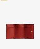  Ví Gập Coach Essential Mini Trifold Wallet In Signature Canvas Nâu Logo 