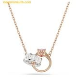  Dây Đeo Cổ, Dây Chuyền SWAROVSKI Connexus pendant (Mặt nhẫn vàng hồng) 