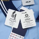  Áo Polo MLB Basic color blocking comfortable fit T-shirt LA (Sky blue) 3APQB0243-07SBS 