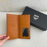  Ví MCM Long Bifold Wallet In Visetos Original - Không có SKU - Nâu 