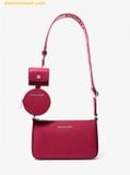  Túi Đeo Chéo Michael Kors Jet Set Small Saffiano Leather Crossbody Bag with Case for Apple Airpods Pro® 35H3STVC5L 