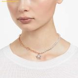  Dây Chuyền, Vòng Cổ Swarovski Stella Necklacestar, White, Rose Gold-Tone Plated 5645381 