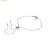  Vòng Tay , Lắc Tay Swarovski Constella Bracelet, Oval Cut, Blue, Rhodium Plated 5671895 