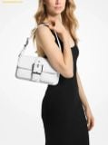  Túi Đeo Vai Michael Kors Colby medium leather shoulder bag Intense White 30S4SBAL2L 