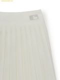  Chân Váy Xếp Ly MLB Women's Varsity Sporty Pleated Mini Skirt New York Yankees Ivory 3FSKV0163-50IVS 