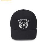  Mũ Lưỡi Trai MLB Sportive Varsity Emblem Unstructured Ball Cap NY - 3ACPV094N-50BKS Đen Phom Cứng 