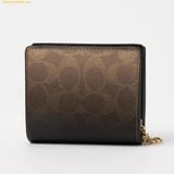  Ví Gập Coach Snap Wallet In Signature Jacquard Wallets 