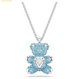  Dây Chuyền Swarovski Teddy pendant Bear, Blue, Rhodium plated 5737620 