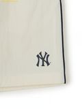  Quần Shorts MLB Varsity Sportive Piping 5-part Shorts New York Yankees 3ASMV0153-50IVS trắng kem 