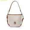 Túi Đeo Chéo MLB Korea shoulder and crossbody tote bucket bag Monogram series New York Yankees - 3ABML024N-50CRD - Trắng Kem