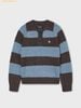 Áo Len WHOAU Bokashi Stripe Collar Pullover WHKAF4T32F Brown