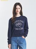  Áo Sweat MLB Women's Floral Graphic Crop Man-to-Man NY (Navy) 3FMTF0144-50NYS 