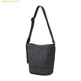  Túi Đeo Vai MLB Denim Coopers Mega Logo New York Yankees Bucket Bag 3ABML054N-50BKS 