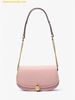 Túi Xách Michael Kors Mila Medium Signature Logo Messenger Bag Hồng Logo