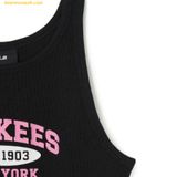  Áo Ba Lỗ MLB Women's Varsity Slim Fit Crop Top with Golgi Nashville NY (Black) 3FTKV0243-50BKS 