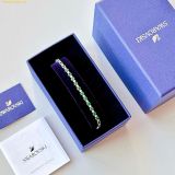  Lắc Tay, Vòng Tay Swarovski Subtle Braceletround Cut, Green, Rhodium Plated 5632064 