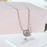  Dây Chuyền, Vòng Cổ Swarovski Una necklace Sparkling Dance Round cut 