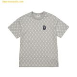  Áo Phông MLB Diamond Monogram Boston Red Sox 3atsm3023-43mgs - Xám 