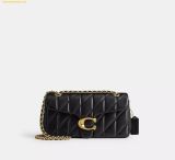  Túi Xách Coach Tabby Shoulder Bag 26 With Pillow Quilting Black CP150 