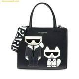  Túi Tote Karl Lagerfeld Paris Maybelle Satchel Màu Đen 