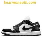  Giày Thể Thao Nike Air Jordan 1 Low Panda DC0774-101 - Đen Trắng 