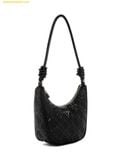  Túi Đeo Vai Guess Adelasia Top Zip Shoulder Bag Black - SKU: QL965818 