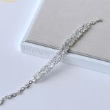  Vòng Tay, Lắc Tay Swarovski Mesmera bracelet Mixed cuts, White, Rhodium plated 5669927 
