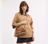  Túi Đeo Vai COACH Jet Shoulder Bag In Signature Canvas Tan Caramel CBA83 