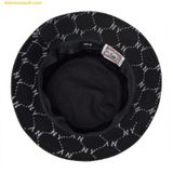  Mũ Bucket MLB Diamond Monogram Bucket Hat NY (Đen) 3AHTM114N-50BKS 