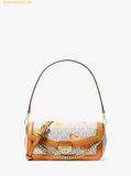  Túi Đeo Vai Michael Kors Soho Small Printed Signature Logo Convertible Crossbody Bag Rad Orange Melange 35S6G1SC5U 