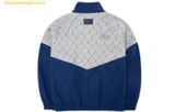  Áo Khoác Gió MLB Diamond Monogram Incision Setup Windbreaker Boston Red Sox 3Awjm0221-43Mgs - Xám Phối Xanh 
