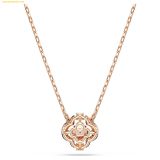  Dây Chuyền, Vòng Cổ Swarovski Una necklace Clover, Pink, Rose gold-tone plated 5514488 